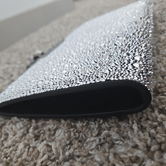 Alexander McQueen Silver Crystal Clutch - Picture 3 of 6
